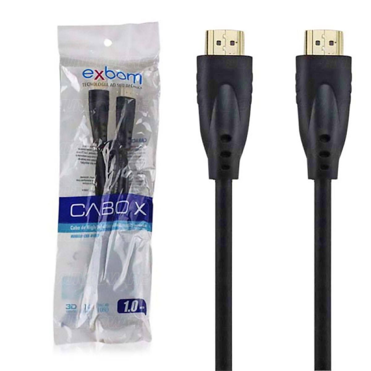 Cado HDMI 1 metro Exbom CBX-H10SM - Imagem 2