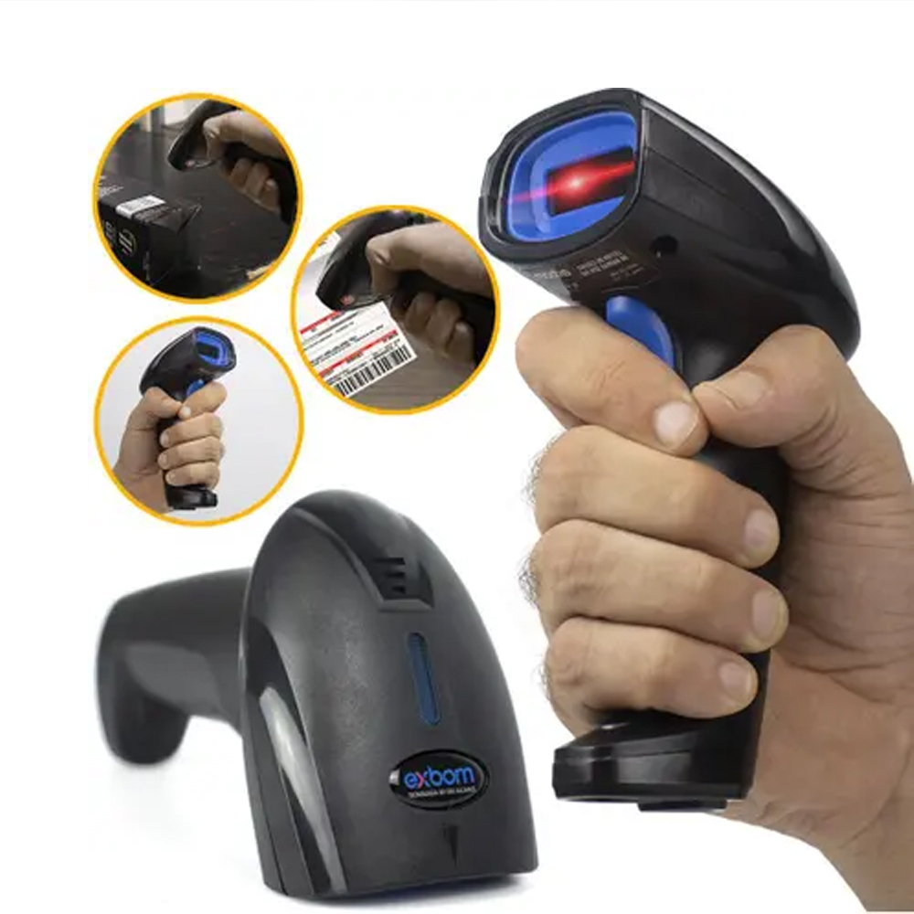 LEITOR CODIGO BARRA/BOLETO SEM FIO EXBOM - Imagem 2