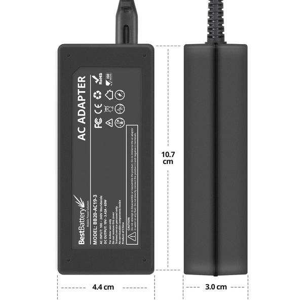 FONTE NOTEBOOK ACER 19V 3.42A 65W 3.0X1.1MM - Imagem 3